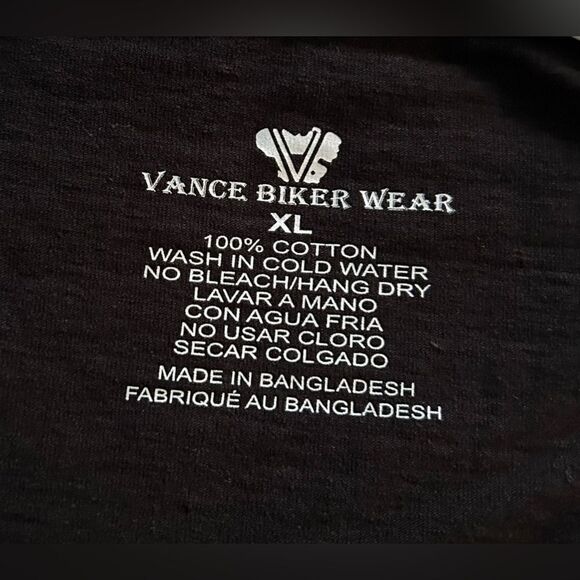 NWT … VANCE BIKER WEAR “Size: XL” T-Shirt - Picture 3 of 4